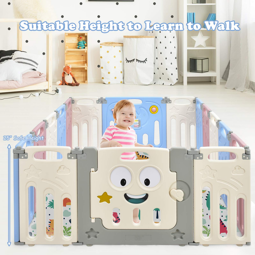 Costzon Foldable Baby Playpen