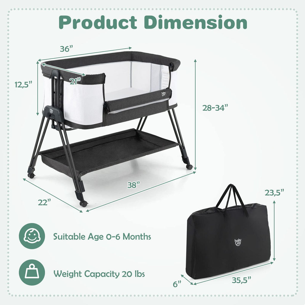 Costzon Bassinet Bedside Sleeper