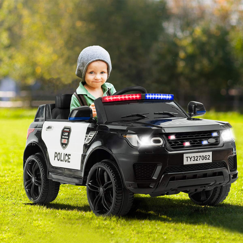 12V Battery Powered Police SUV Vehicle - Costzon