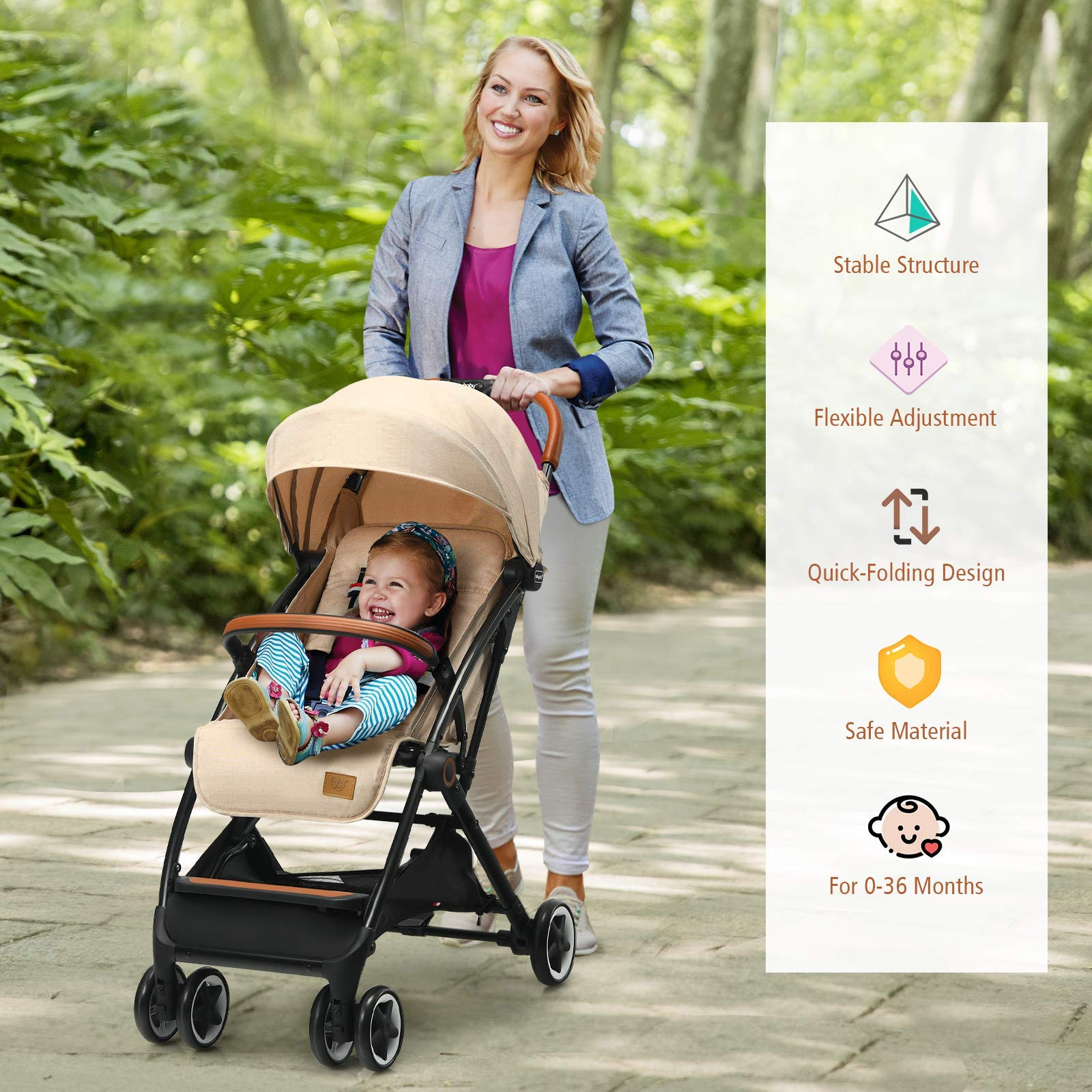 Baby joy compact sales stroller
