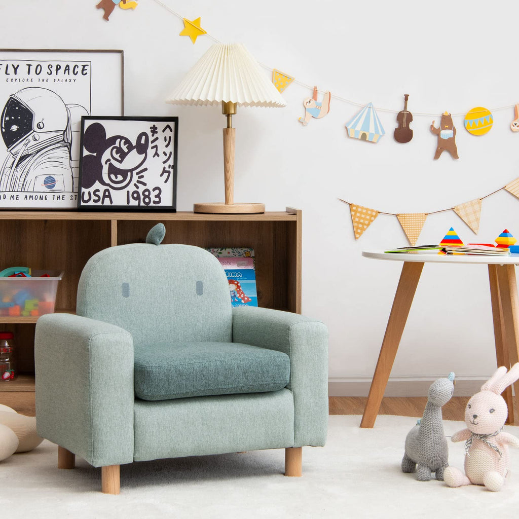 Cute Kids Sofa,Green - Costzon