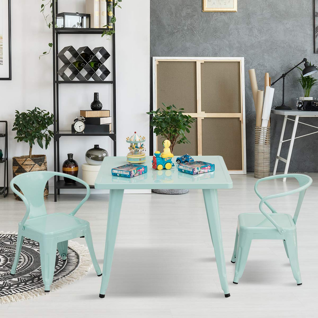 Kids Table and 2 Chair Set - Costzon