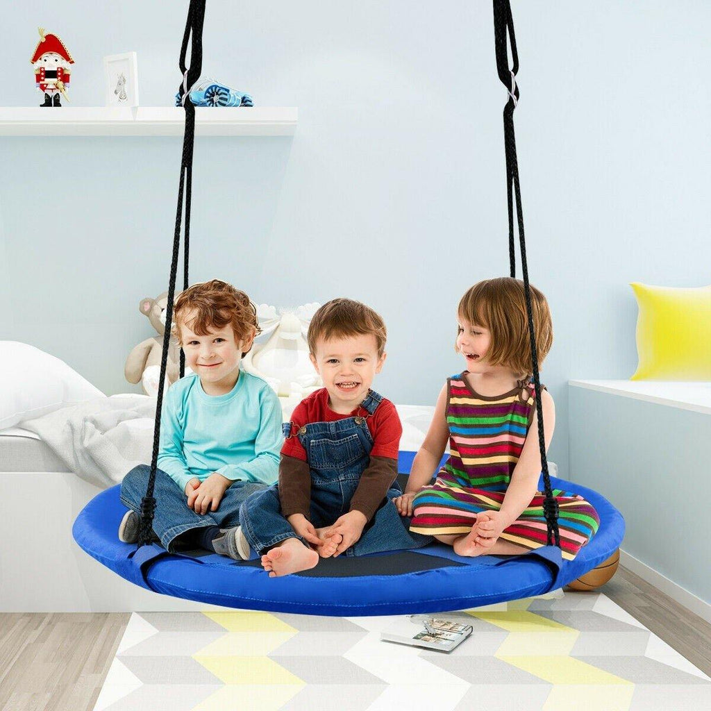 2 in 1 Kids Detachable Hanging Chair Swing Tent Set - costzon
