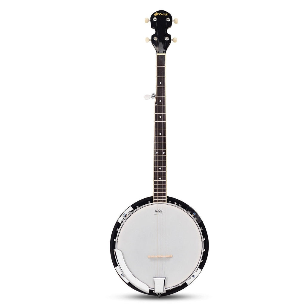 Costzon 5-String Banjo 24 Bracket with Geared 5th Tuner and Mid-range Closed Handle (41.5 IN) - costzon