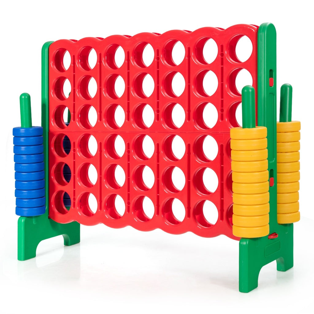 Costzon Giant 4-In-A-Row, Jumbo 4-to-Score Giant Games for Kids & Adults - costzon