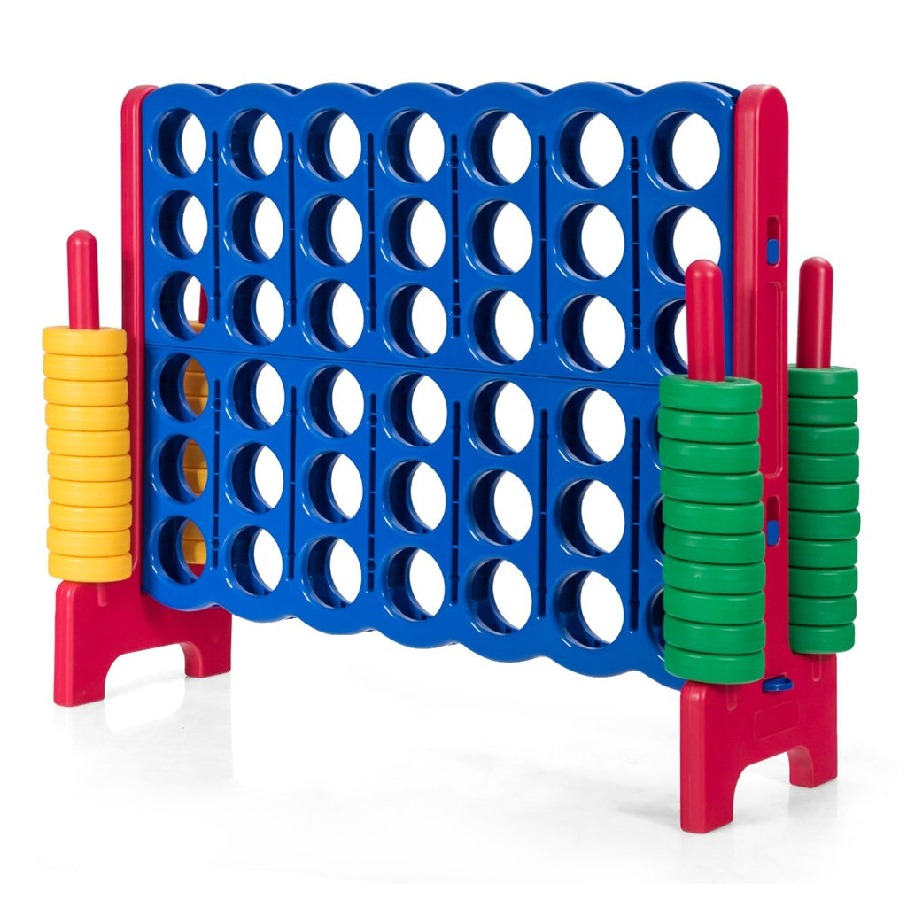 Costzon Giant 4-In-A-Row, Jumbo 4-to-Score Giant Games for Kids & Adults - costzon