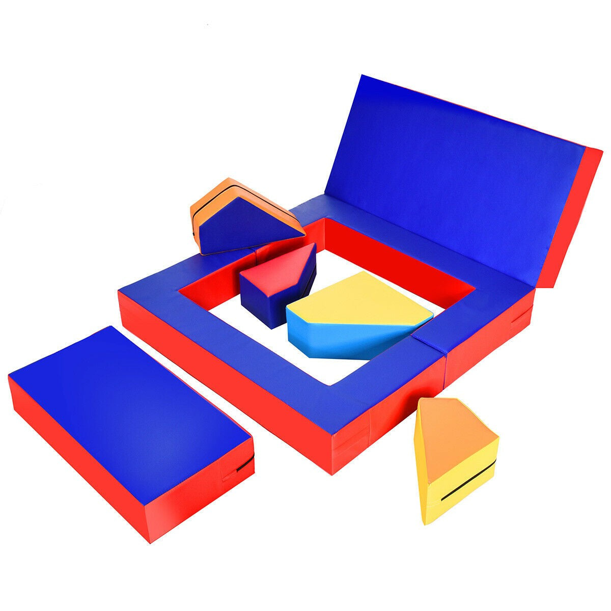 Climb Crawl Foam Playset 4 1 Convertible Furniture Into Bed Sofa Table Activity Play Blocks