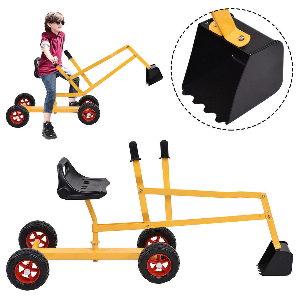 Kids Ride On Sand Digger with Wheels - costzon