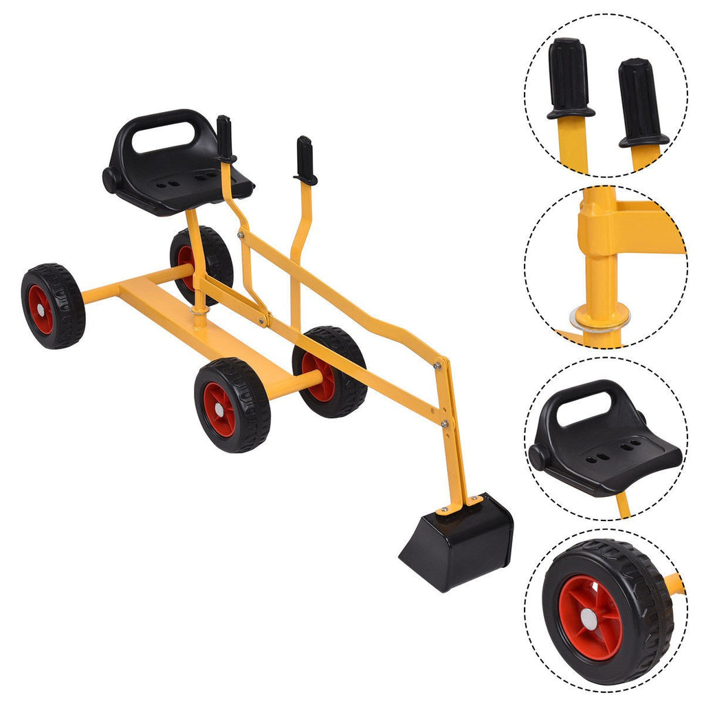 Kids Ride On Sand Digger with Wheels - costzon