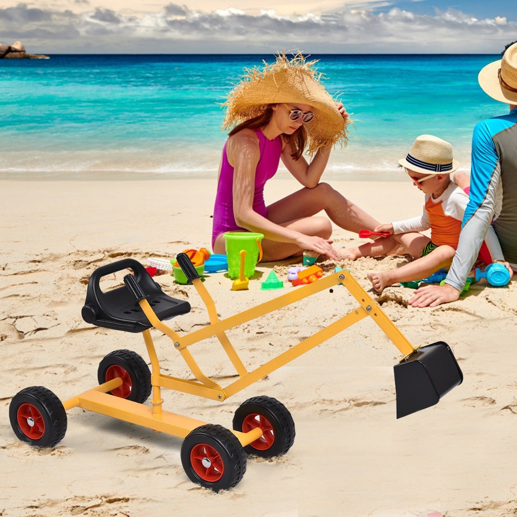 Kids Ride On Sand Digger with Wheels - costzon