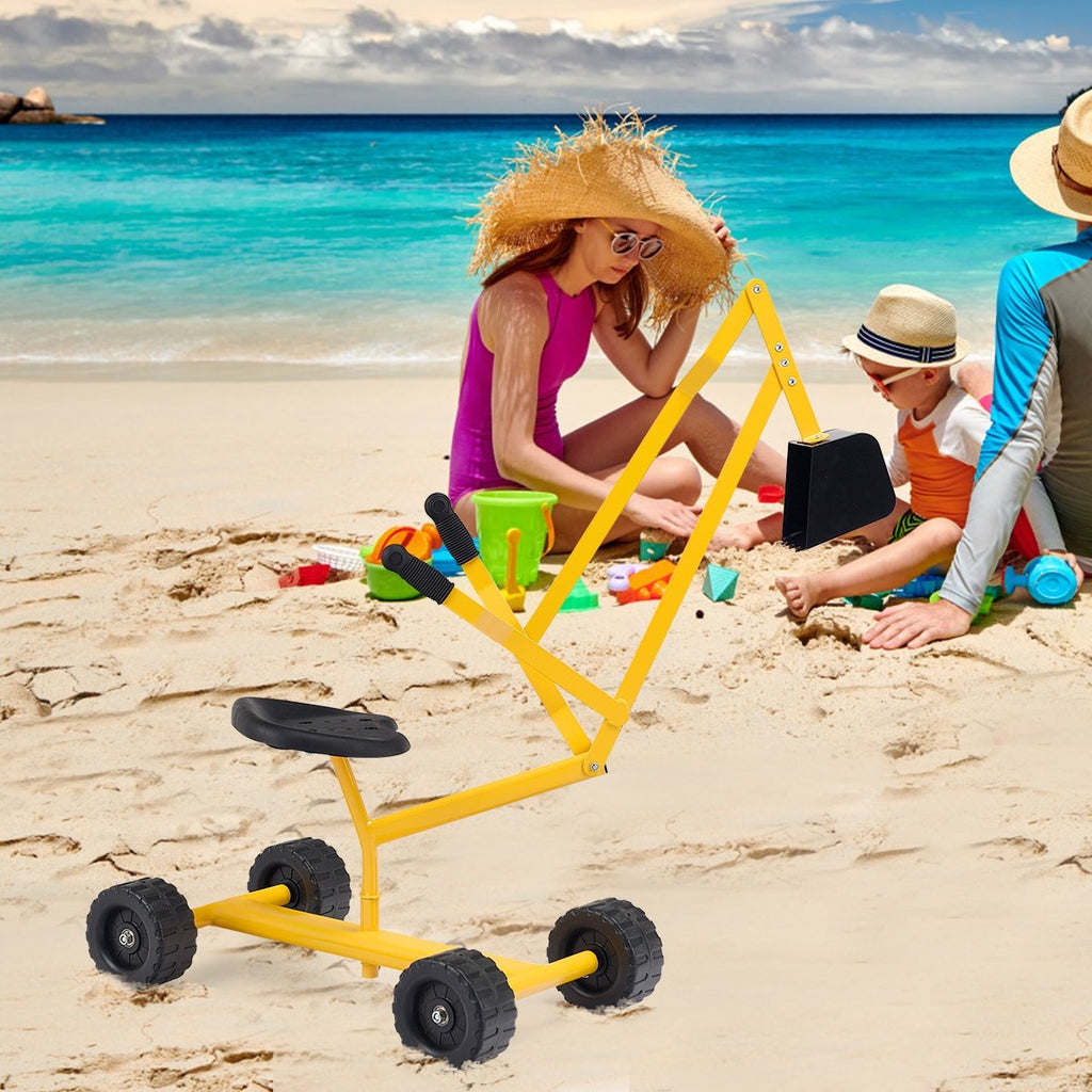 Kids Ride on Sand Digger with Wheels - costzon