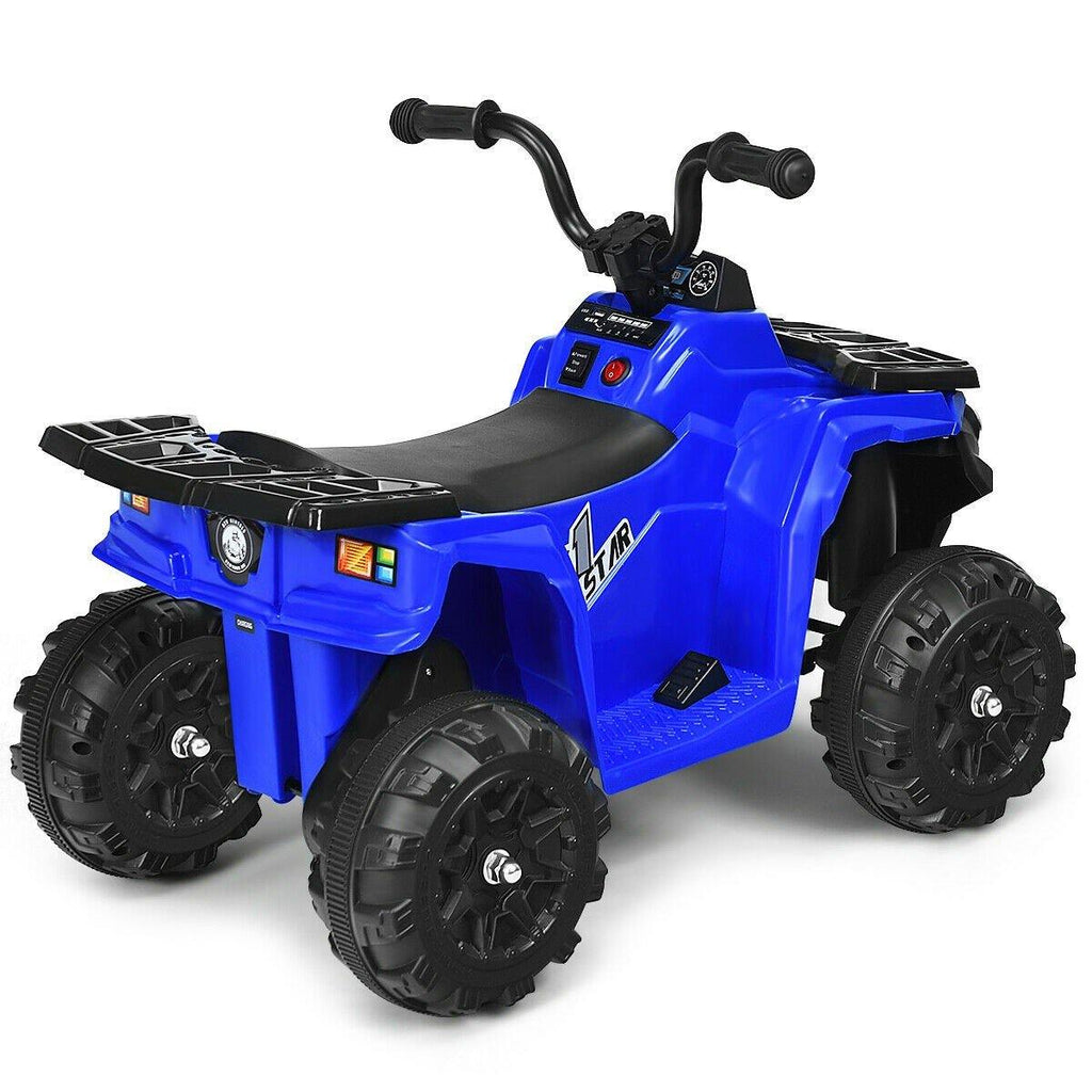 Ride on ATV, 6V Battery Powered Kids Electric Vehicle - costzon