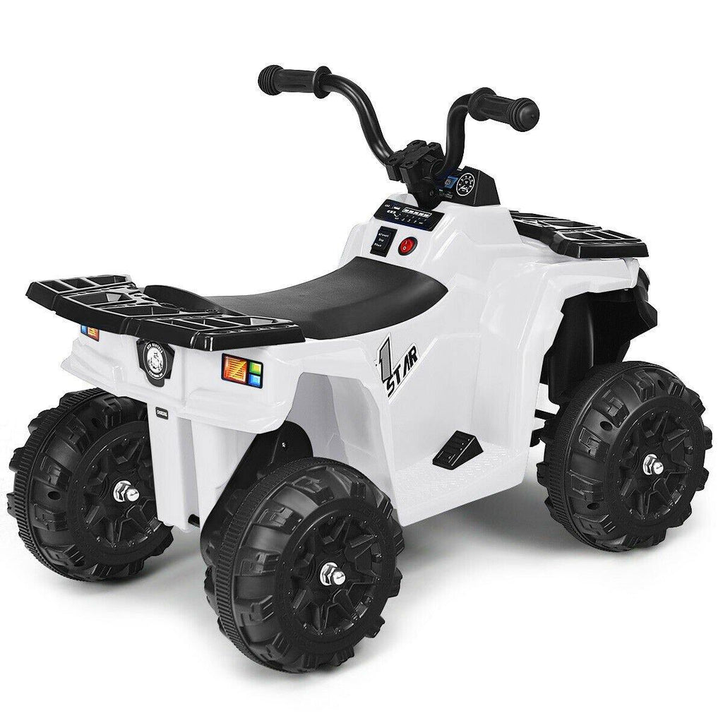 Ride on ATV, 6V Battery Powered Kids Electric Vehicle - costzon